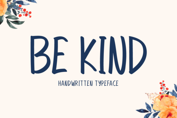 Be Kind: A Versatile Handwritten Font for Web Design