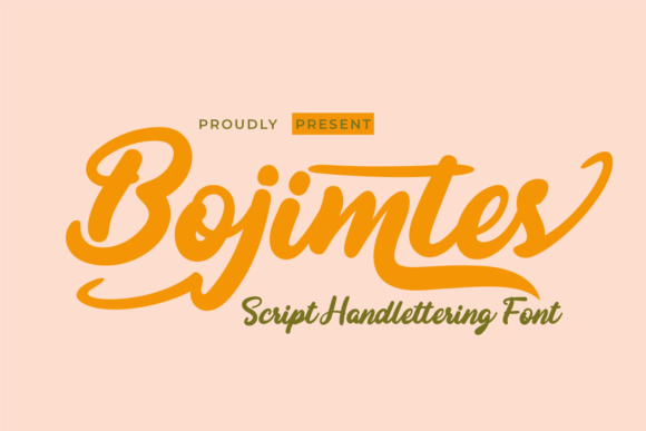 Bojimtes: A Bold and Beautiful Handwritten Font for Editorial Design