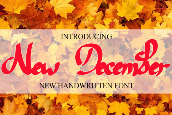 Discover New December: A Magical Script Font for Your Editorial Projects