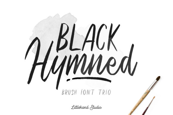 Discover the Elegance of Black Hymned: A Stylish Handwritten Font