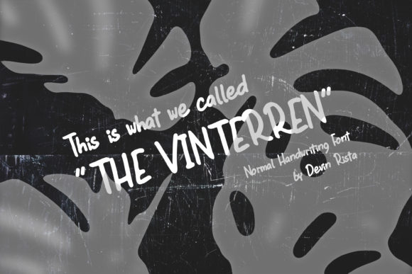 Discover The Vinterren: A Trendy Script Font for Creative Branding