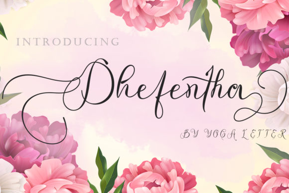 Elevate Your Campaigns with Dhefentha: A Versatile Calligraphy Font