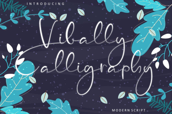 Elevate Your Web Design with Vibally Calligraphy Font