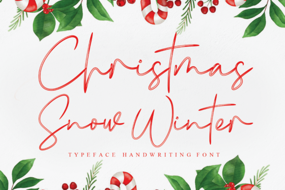 Enhance Your Brand with Christmas Snow Winter Font