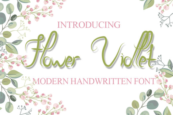 Enhance Your Brand with Flower Viollet Font