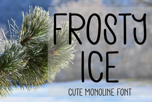 Enhance Your Brand with Frosty Ice: A Charming Handwritten Font