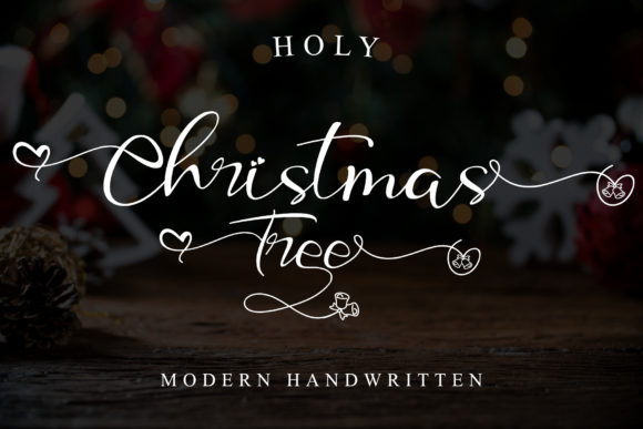 Enhance Your Campaign with Holy Christmas Tree Font
