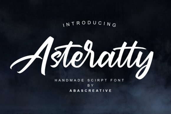 Enhancing Web Design with Asteratty: A Stylish Script Font