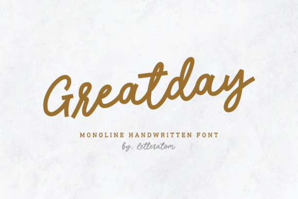 Greatday: A Charming Handwritten Font for Creative Makers