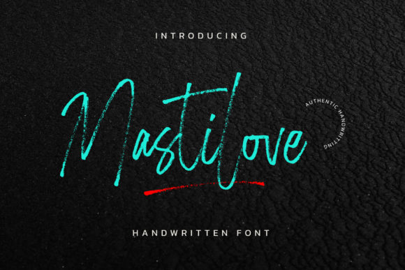 Introducing Mastilove: A Charming Handwritten Font for Editorial Design