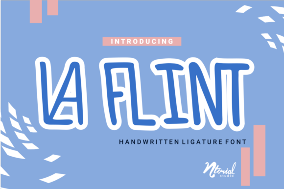 La Flint: A Playful Handwritten Font for Editorial Design