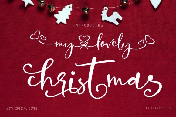 My Lovely Christmas: A Romantic Font for Your Brand
