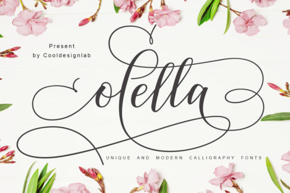 Olella: A Script Font with Elegant Flair