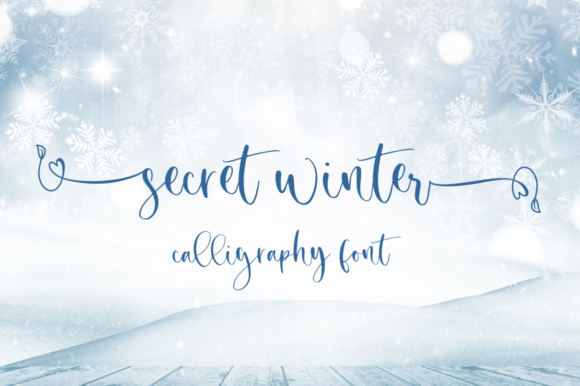 Secret Winter: A Calligraphy Font for Elegant Branding