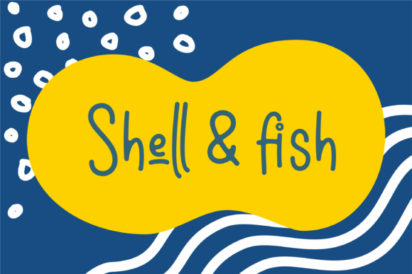 Shell Fish: A Handwritten Font for Editorial Charm