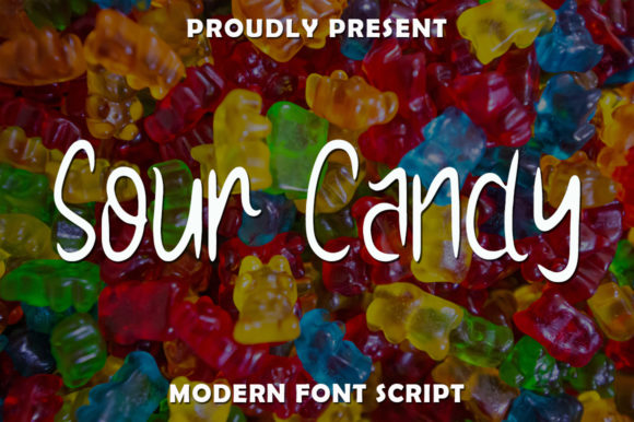 Sour Candy: A Playful Script Font for Engaging Publications