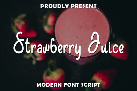 Strawberry Juice: A Charming Handwritten Font for Creative Campaigns