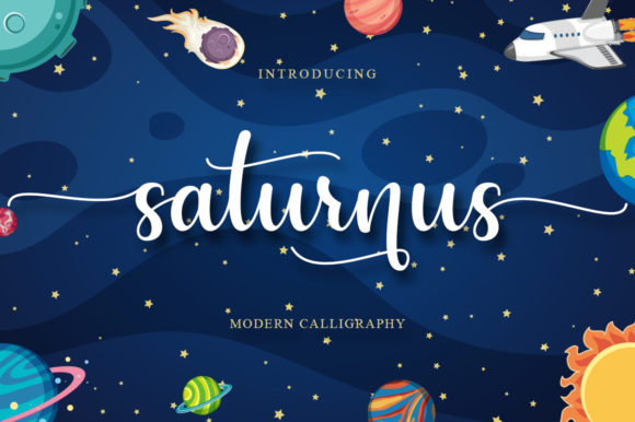 Sweet and Flowing Saturnus: A Handwritten Font for Web Design