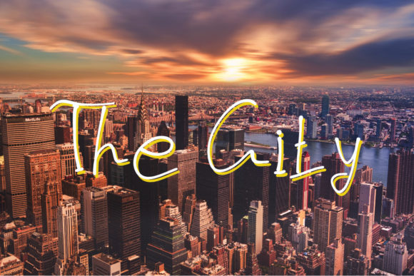 The City: A Sweet and Friendly Handwritten Font