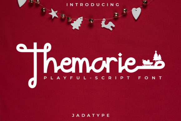 Themarie: A Handwritten Font for Romantic Branding