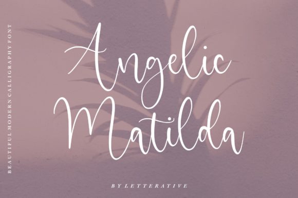 Transform Your Brand with Angelic Matilda Font