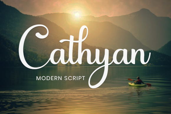 Transform Your Brand with Cathyan: A Magical Script Font
