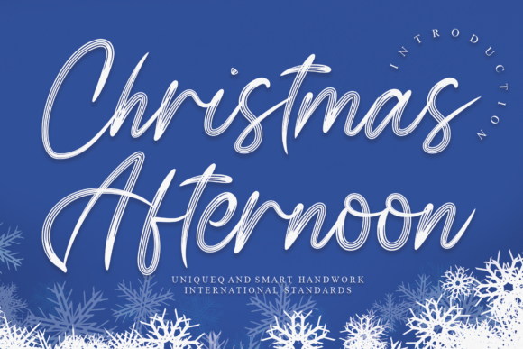 Transform Your Brand with Christmas Afternoon Font