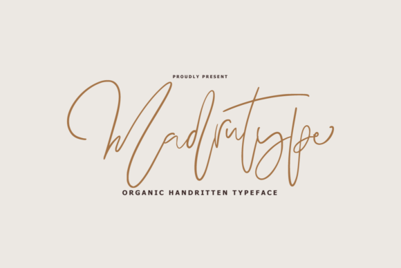Transform Your Brand with Madrutype: A Stylish Handwritten Font