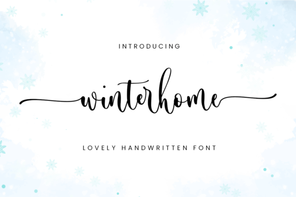 Winterhome: A Natural Calligraphy Font for Elegant Branding